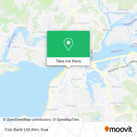 Csb Bank Ltd Atm map