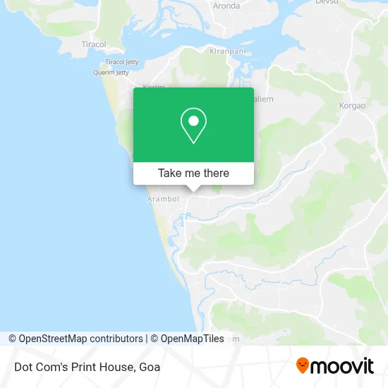 Dot Com's Print House map