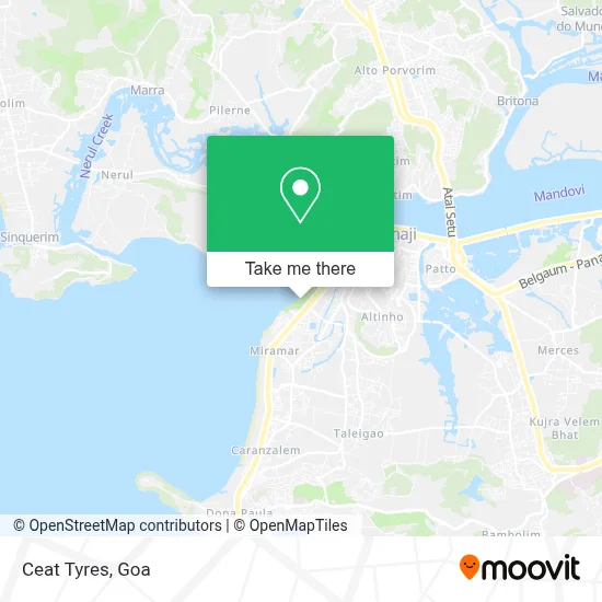 Ceat Tyres map
