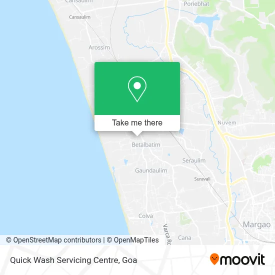 Quick Wash Servicing Centre map