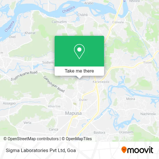 Sigma Laboratories Pvt Ltd map
