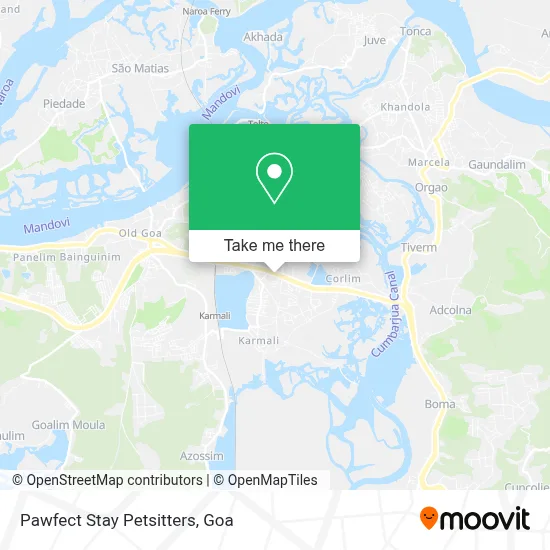 Pawfect Stay Petsitters map