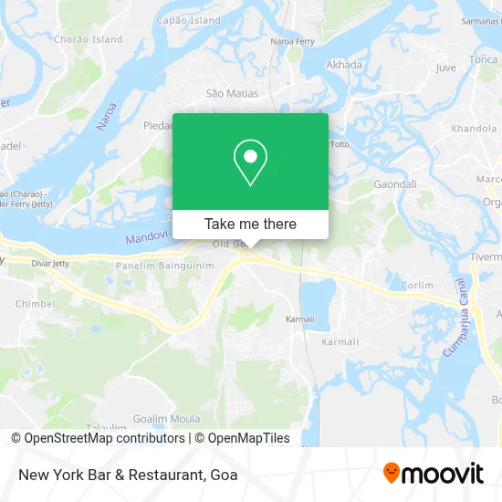 New York Bar & Restaurant map