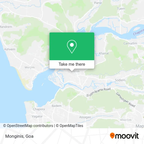 Monginis map