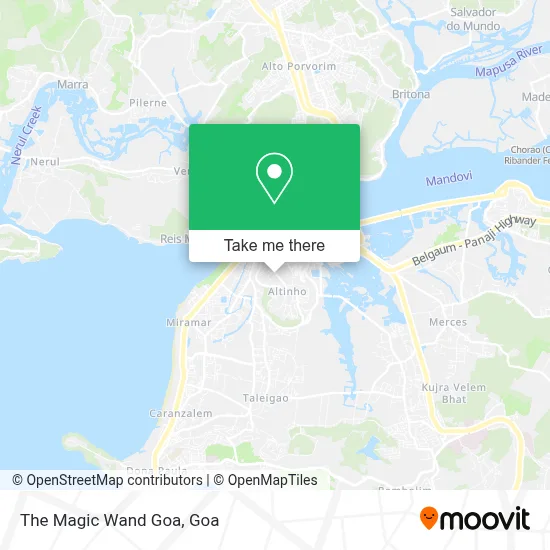 The Magic Wand Goa map