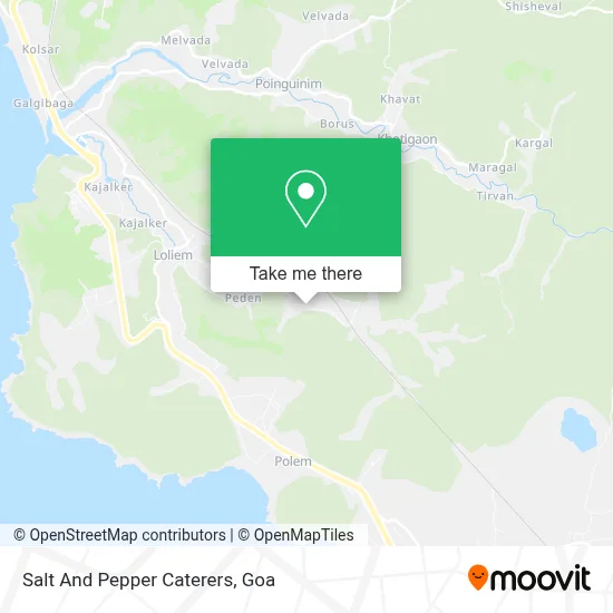 Salt And Pepper Caterers map