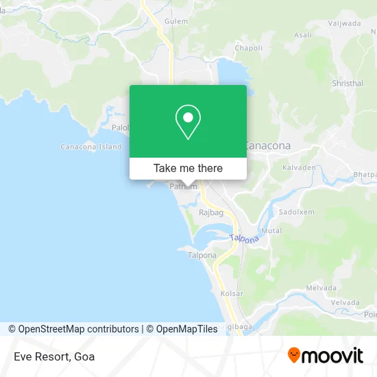 Eve Resort map
