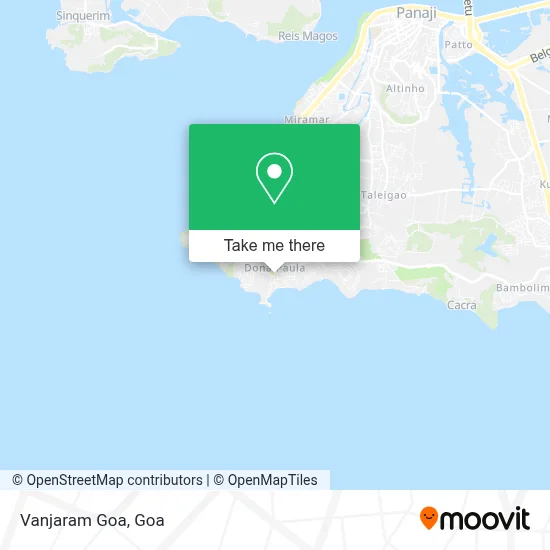 Vanjaram Goa map