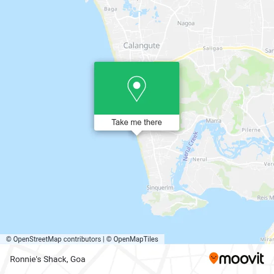 Ronnie's Shack map