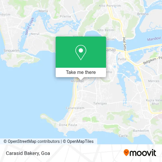 Carasid Bakery map