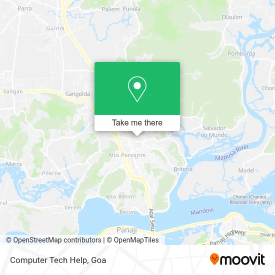 Computer Tech Help map