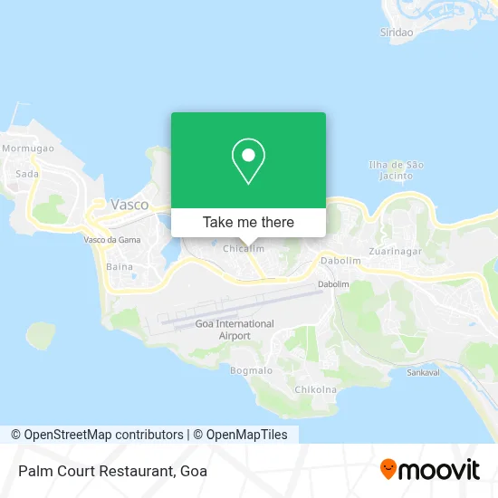 Palm Court Restaurant map