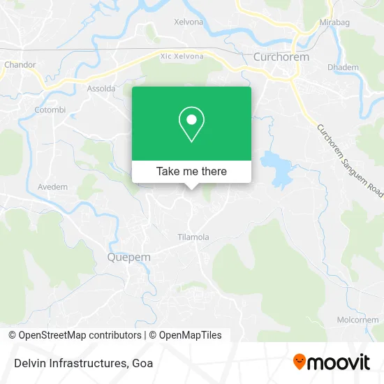Delvin Infrastructures map