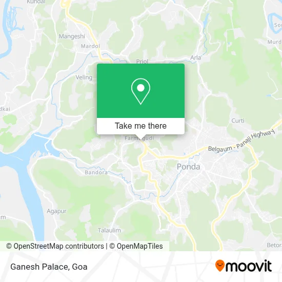 Ganesh Palace map