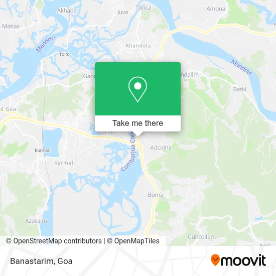Banastarim map