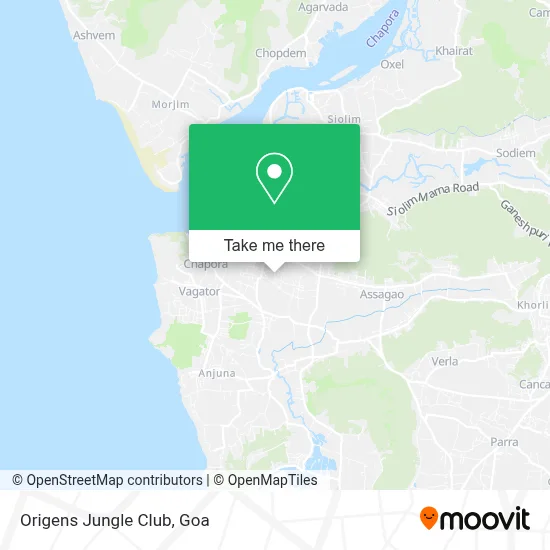 Origens Jungle Club map