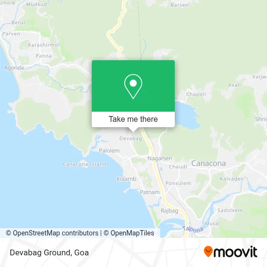 Devabag Ground map