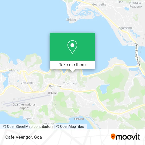 Cafe Veengor map