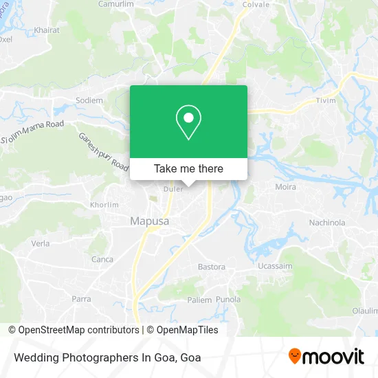 Wedding Photographers In Goa map