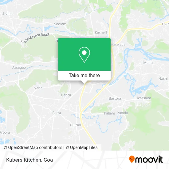 Kubers Kitchen map