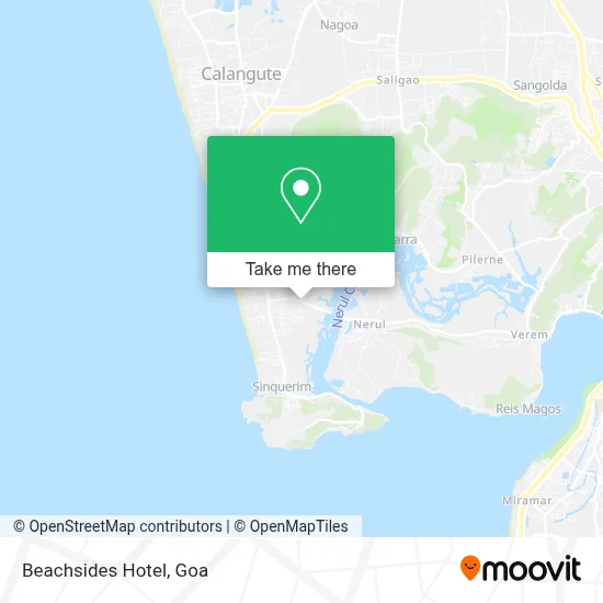 Beachsides Hotel map