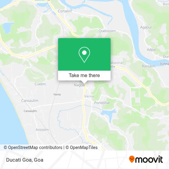 Ducati Goa map