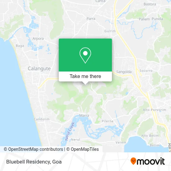 Bluebell Residency map