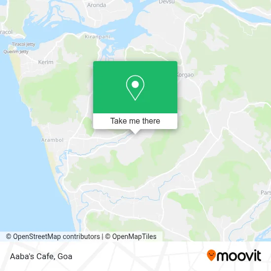 Aaba's Cafe map