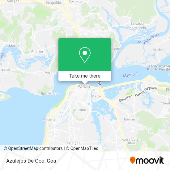 Azulejos De Goa map