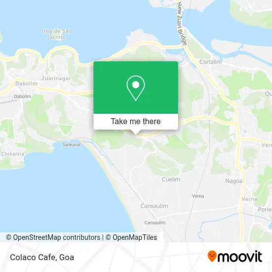 Colaco Cafe map