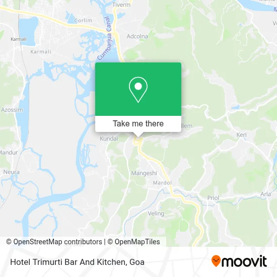 Hotel Trimurti Bar And Kitchen map