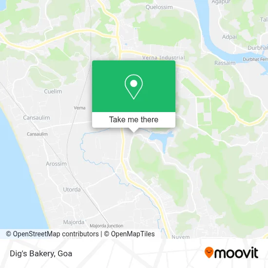 Dig's Bakery map