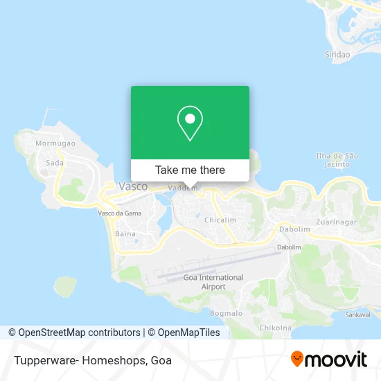 Tupperware- Homeshops map