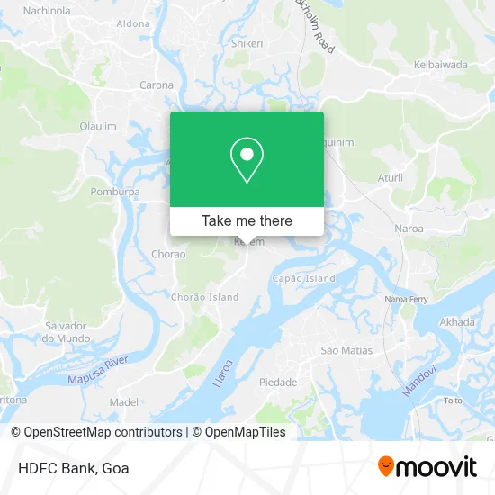 Hdfc Bank map