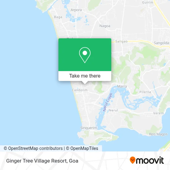Ginger Tree Village Resort map