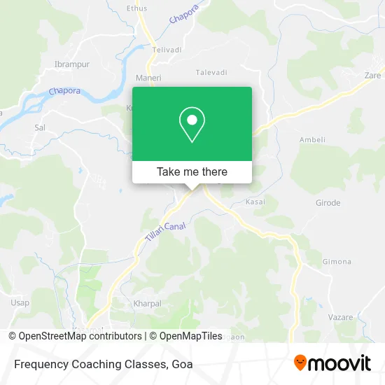 Frequency Coaching Classes map