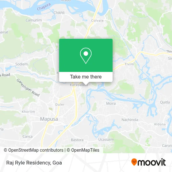 Raj Ryle Residency map