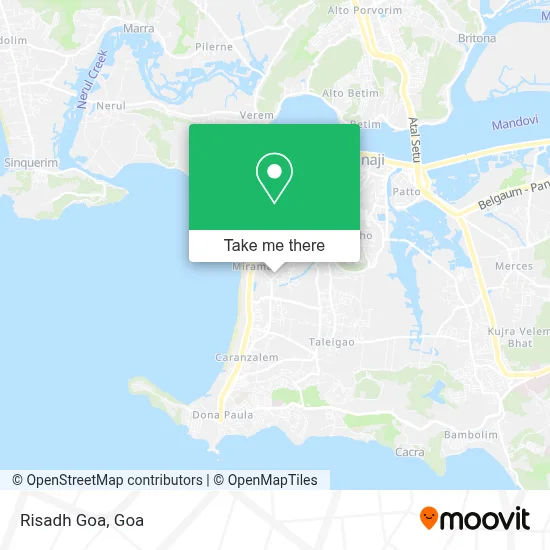 Risadh Goa map