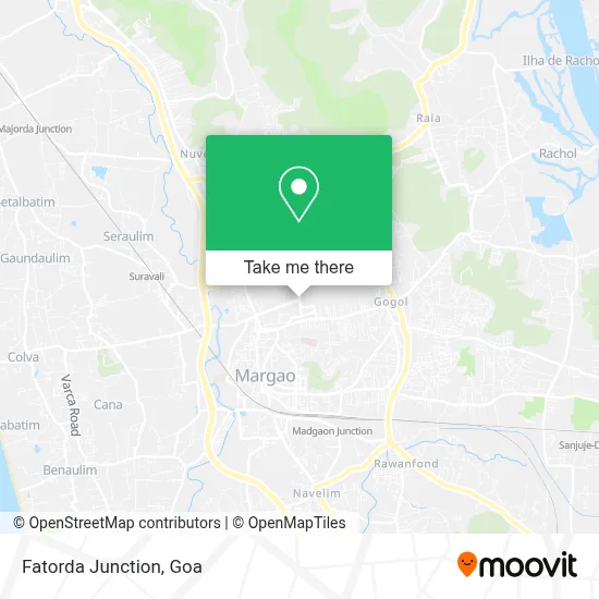 Fatorda Junction map