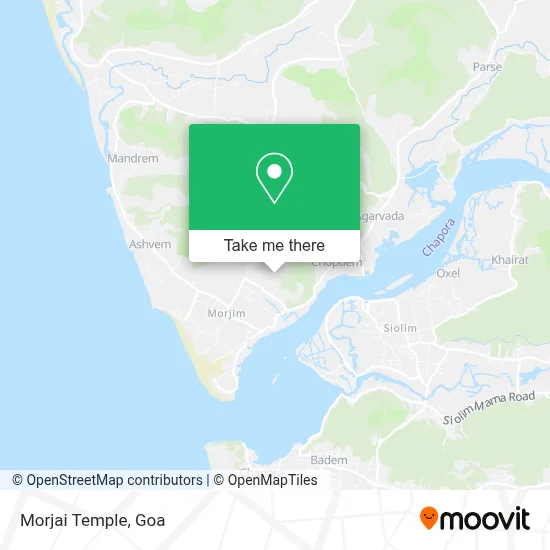Morjai Temple map