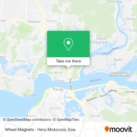 Wheel Magnets - Hero Motocorp map