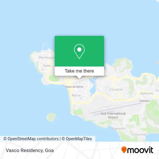 Vasco Residency map