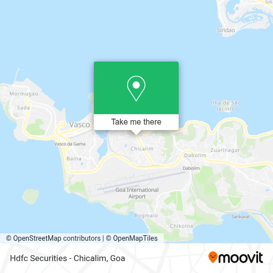Hdfc Securities - Chicalim map