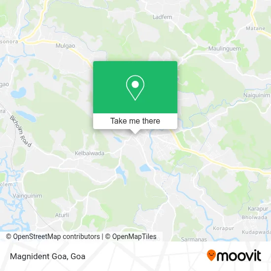 Magnident Goa map