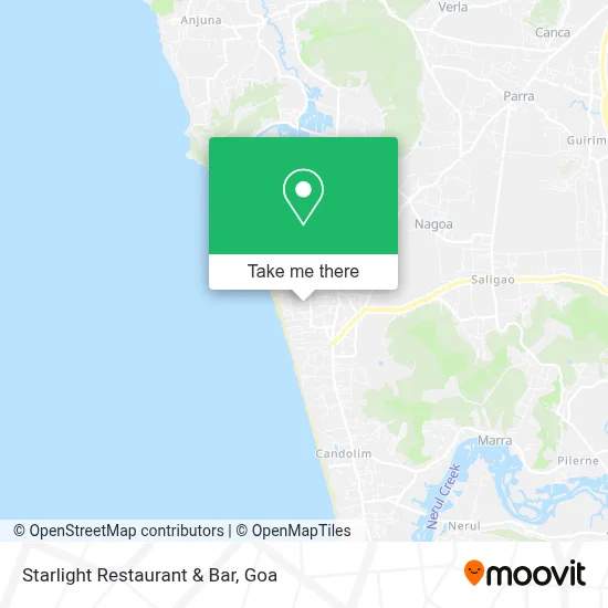 Starlight Restaurant & Bar map