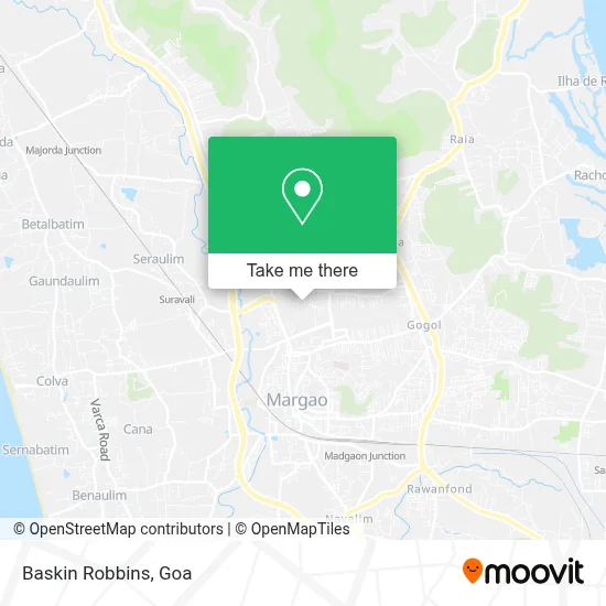 Baskin Robbins map