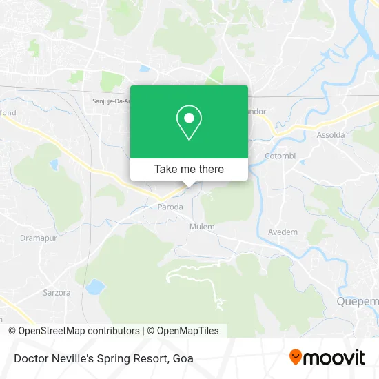 Doctor Neville's Spring Resort map