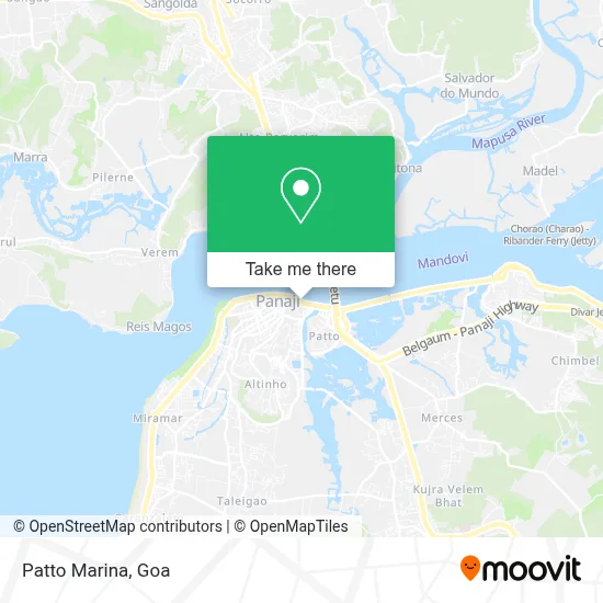 Patto Marina map