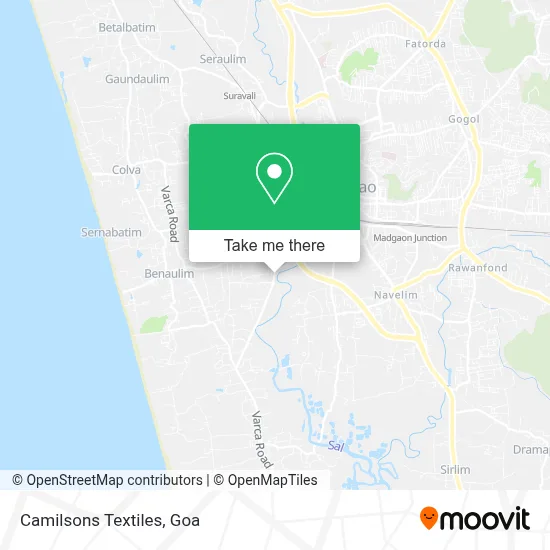 Camilsons Textiles map