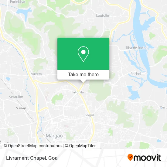 Livrament Chapel map